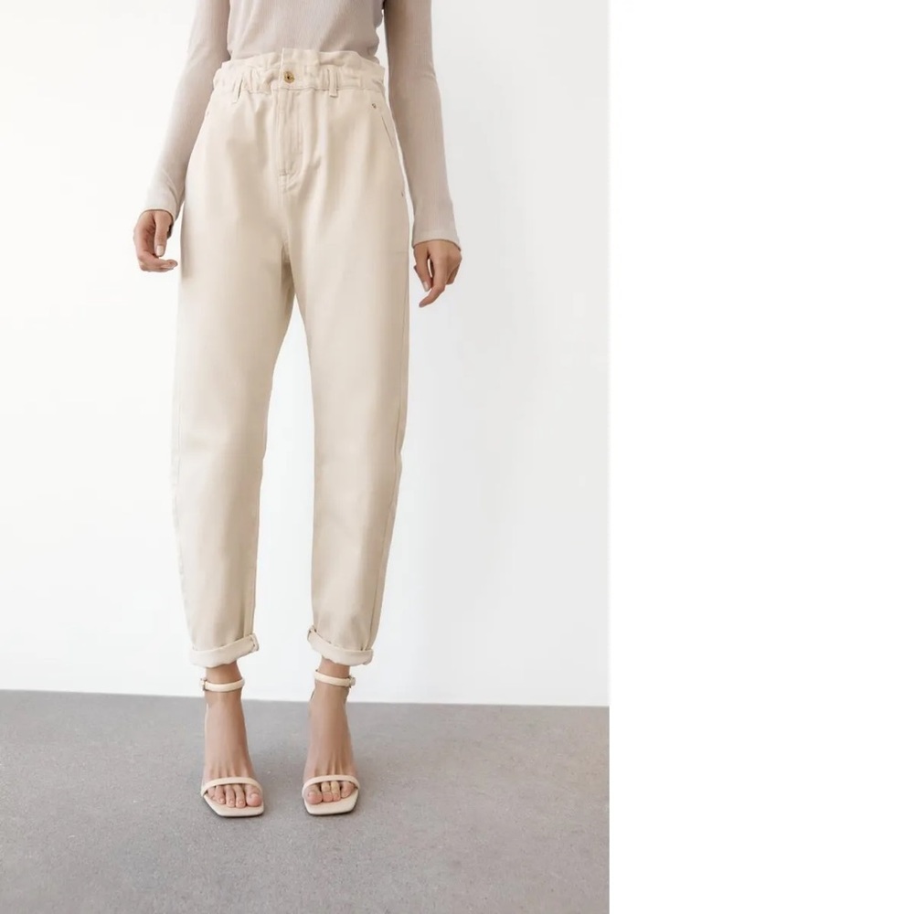🌟FINAL DROP 🌟 Zara White Denim Pants
